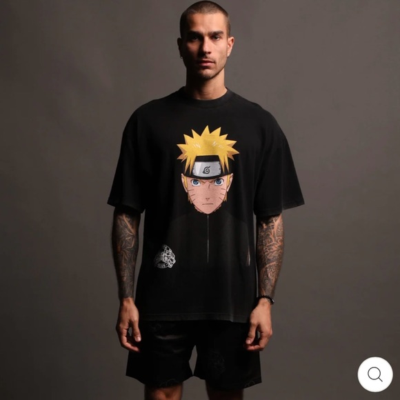 DARC SPORT X NARUTO “NARUTO UZUMAKI” (1ST EDTION COLLAB) (BLACK SHIRT - Picture 3 of 7